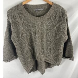 360 sweater Cable Knit hi lo Sweater Size XS